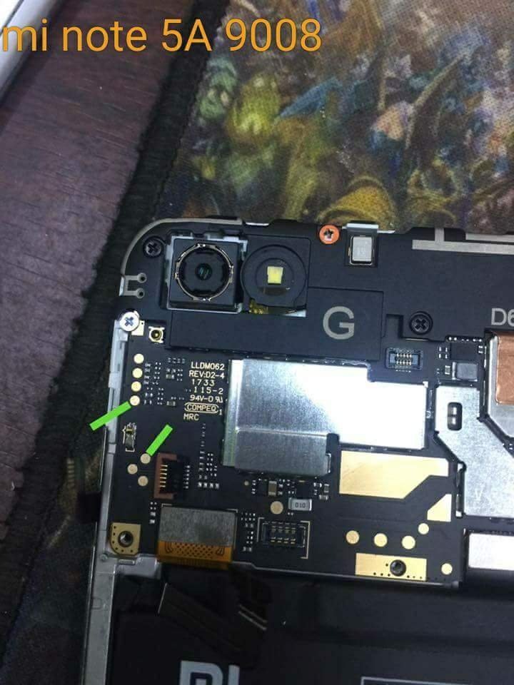 Xiaomi Redmi Note 5a Test Point / EDL Point